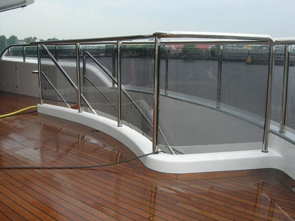 Boat panes - railing panes acrylic glass - LETO Wilhelmshaven Bremen